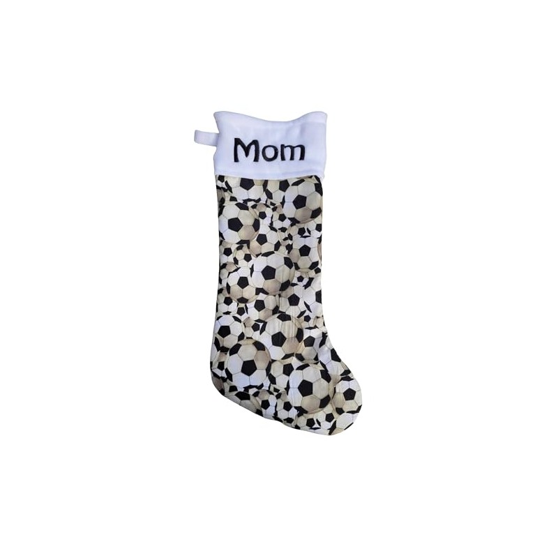 Soccer Christmas Stocking Custom Monogrammed Embroidered