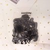Honbay 50PCS 6-Teeth Black U-Shape Snap Clips for Hair Extensions