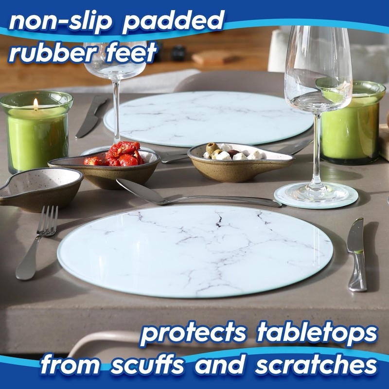 Harbour Housewares Rectangle Glass Chopping Board - 30cm x 20cm