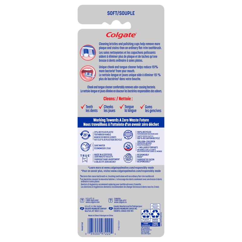 Colgate 360 Deep Clean Soft Toothbrush for 4 in 1