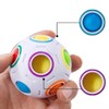 Toyzabo Challenging Rainbow Puzzle Speed Cube Ball Fun Fidget Toy