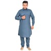 Desi Sarees Men's Punjabi Style Shirt Collar Soft Cotton Kurta