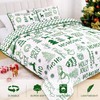 FRAMICS King Size 3-Piece Snowman Christmas Quilt Set - Ultrasonic