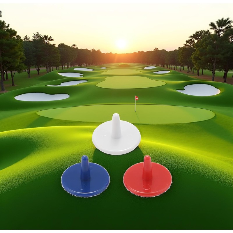 50 PCS Golf Ball Marker 18mm Random Color Plastic ball