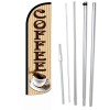 Neoplex Coffee Flag Flutter Feather Banner Swooper Wide Windless Bundle