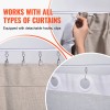 9.9 FT/3 Meter White Self-Adhesive Ceiling Curtain Track Set for