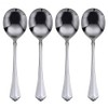 Oneida Juilliard Round Bowl Soup Spoons, Set of 4