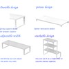 Expandable Adjustable Stackable Multi-Purpose Spice Racks，Metal Storage Rack, Sturdy and