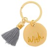 Karma Gifts Round Tassel Key Chain, Wish