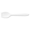 Boardwalk White Mediumweight Disposable Polypropylene Sporks (1000-Carton)