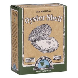 Down to Earth Organic All Natural Oyster Shell Fertilizer, 1 lb