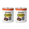 Rust-Oleum 280159-2PK Farm & Implement Enamel Paint, Quart, Kubota Orange,
