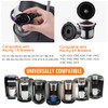 Reusable K Cups with Paper Filters Set, Including 4 Pack