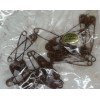 150 Primitive 1-1/4" Rusty Tin Look Safety Pins ~ Craft