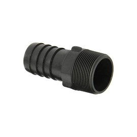 1/2 Inch PVC Hose Connector - 1/2 Inch Insert x 1/2 Inch MNPT Hose Barb Fitting - Garden Hose Fittings - Hose Barb Fittings - Barbed Connector Hose Adapter Fitting For Water Hose
