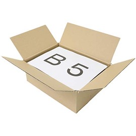 Earth Cardboard ID0407 Cardboard, 60 Sizes, 10 Pieces, 10.6 x 7.9 x 3.9 inches (270 x 200 x 100 mm), Cardboard, 2.4 inches (60 cm), B5, Shallow Type, Packing