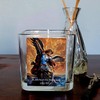 St. Michael Archangel Prayer Candle Holder, Catholic Gift, Dad, Home