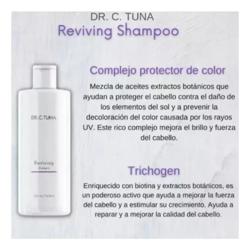 2pz Shampoo Reviving Farmasi / Con Ajo,capixyl Y Trichogen