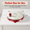 KEINVE 1000W Pizza Maker, 2-in-1 Indoor Griddle and Pizza Cooker,