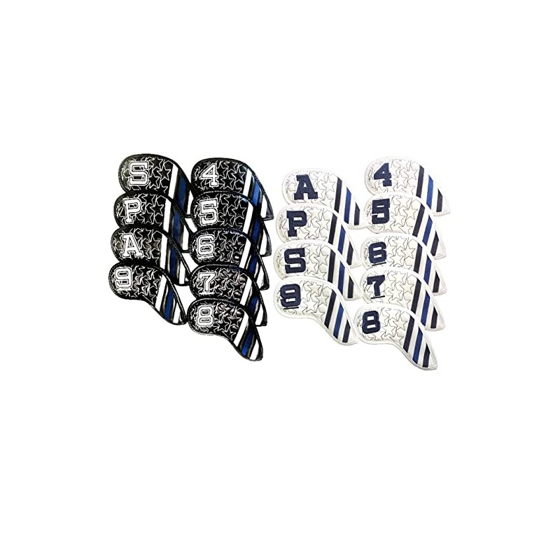 9 Piece Set 4-9 P,A,S Golf Head Covers for Irons