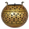 ETROVES Yellow Lanterns Hanging Moroccan Style Candle Lantern with Hook,