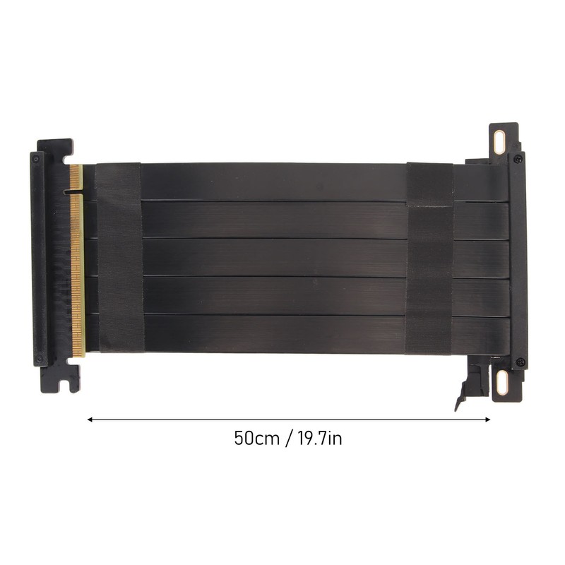 PCIE 4.0 X16 Riser Cable High Speed Flexible Double Sided