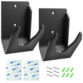 Universal Barcode Scanner Holder | Wall Mount Bracket for Zebra LS2208, DS2278, LI4278 & Most Symbol Barcode Readers | Includes Screws & Adhesive Wall Stickers