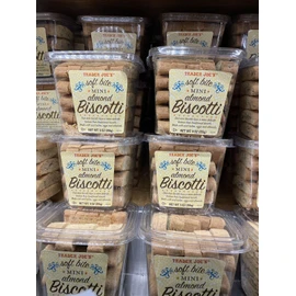 Trader Joe's 2 Pack Trader Joe's Soft Bite Mini Almond Biscotti 8 oz