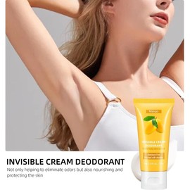 Desodorante de Cuerpo Entero Para Mujeres, Control de Olores de 72 Horas, Desodorante Corporal en Crema Invisible, Desodorante para Hombres y Mujeres, Protección Contra Olores (#5Mango)
