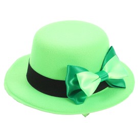 Vaguelly Mini Leprechaun Hat Hair Clip Lightweight Fascinator for Women Patrick's Day Accessory Versatile Decoration for Celebrations and Festive Occasions