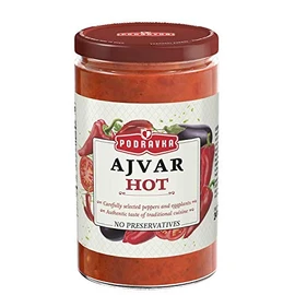 Podravka Hot Ajvar , Spicy , 24.5 Oz