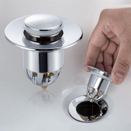 Sink Trap Odor Water Stopper Pop-up Drain Drain Pipe single color 2ea