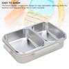 Stainless Steel Leak - Resistant Lunch Box, 2 Compartment 1.2L