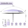 Sykerout Gradient Umbrella, Mini Umbrella, Pocket Umbrella, Compact Umbrella, Mini