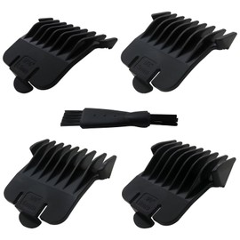 New Trimmer Head Combs Set (1/16", 1/8", 1/4", 3/8"), 4 pcs Trimmer Guards Fit for Andis pm-t, pmt-2, D-4, d-5, GI, GTO, slii, rt-1, Includes Brush by Vicue