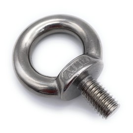 Pack of 5 Eye Bolts Stainless Steel V4A | M12 Similar to DIN 580 [Choice of Sizes M6 - M16] Eye Screw Eyelets with Male Thread Ring Eyelets Made of Stainless Steel (A4, M12)