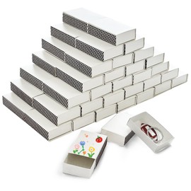 YumSur 60 Pcs Empty Match Containers Holiday Match Holders