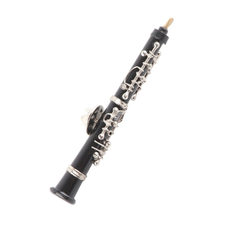 Oboe Brooch Pin Fashion Elegant Simulation Metal Musical Instrument Brooch
