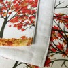 WAZAIGUR Fall Placemats, Maple Trees Fallen Leaves and Birds, Heat-Insulated