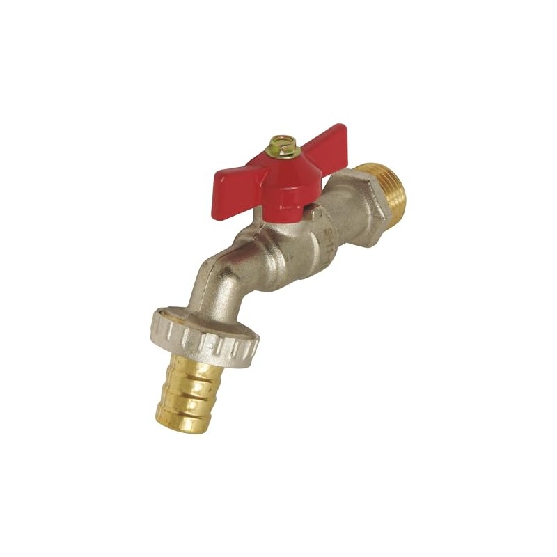 Somatherm 15/21-20/27 Chrome Plated Butterfly Ball Tap Grey