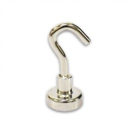 Magnetic Hook Wall Mount for Entryway Doors & Refrigerators Small 4ea