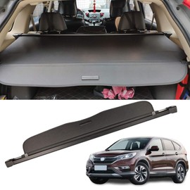 Marretoo for Honda CRV Cargo Cover 2012 2013 2014 2015 2016 Factory Style Black Retractable Trunk Security Shield Shade