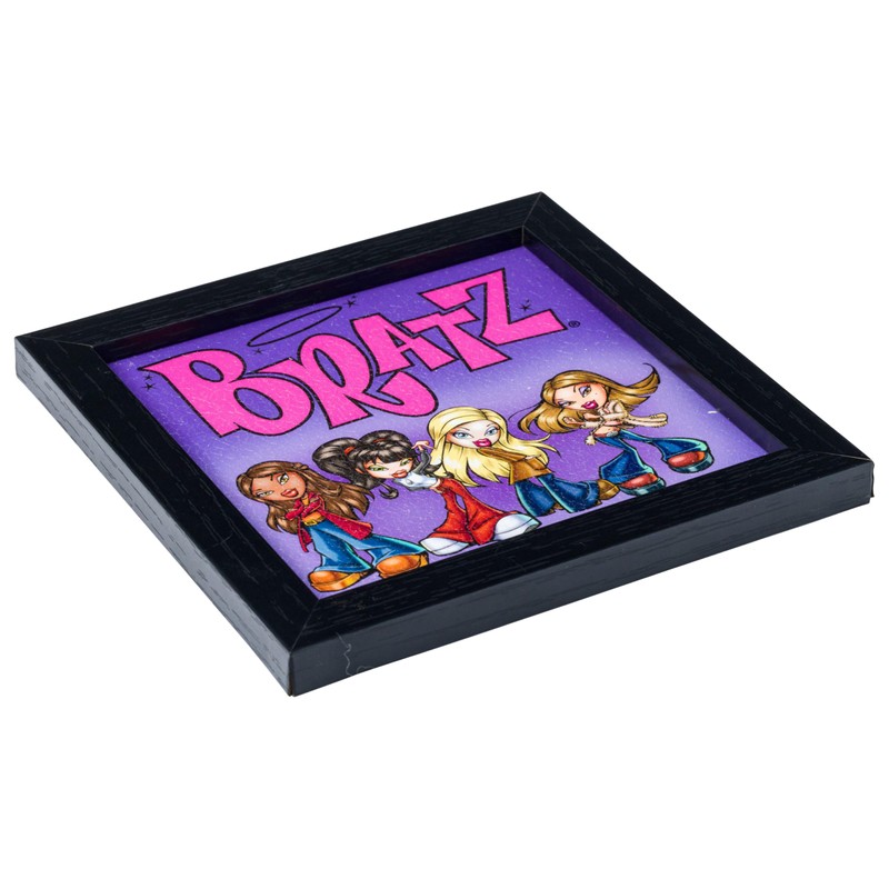 Silver Buffalo Bratz Glow Gel Coat Framed MDF Wall Art