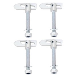 EMSea Pack of 4 AntiLuce Fastener Drop Lock M12x75mm Drop Catch Heavy-Duty Bolt Latch Drop Lock Bolt for Trailer Tailgates Horsebox Truck