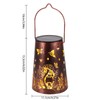 OUZHOU Butterfly Solar Lantern, Hanging Solar Lights Outdoor Garden, Metal