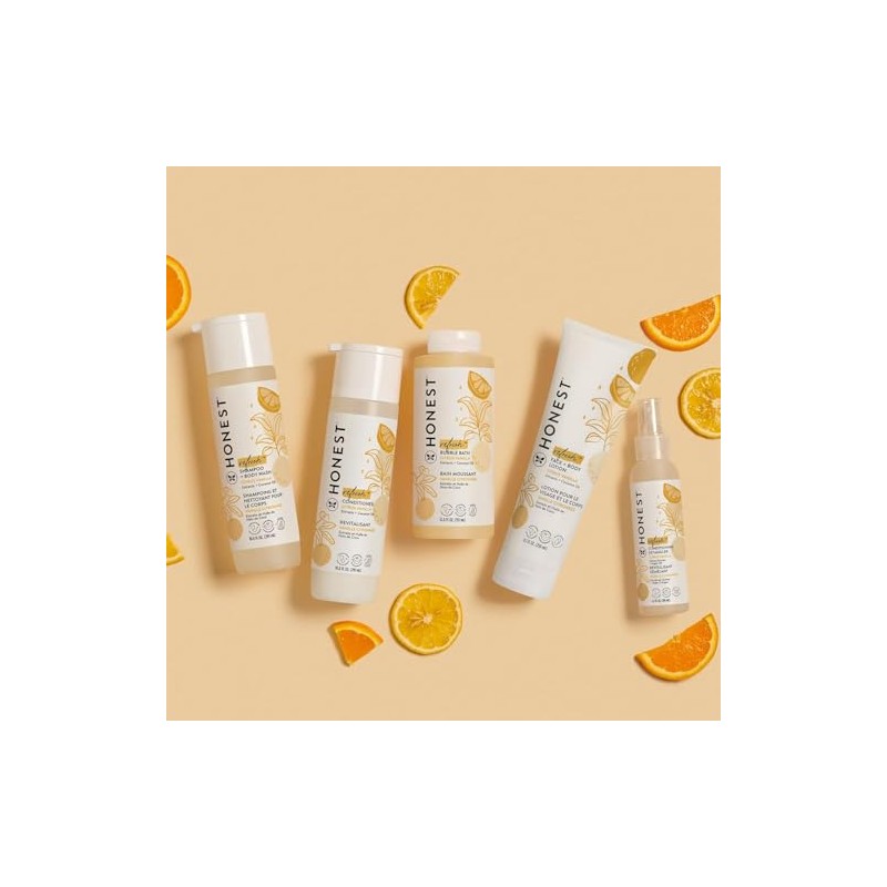 The Honest Company Bubble Bath, Orange Vanilla, color, 355 ml,
