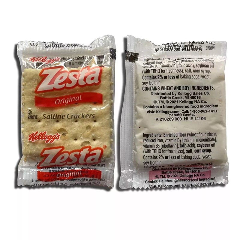 Kellogg's Case of 50 ~ 500 KELLOGG's Zesta Original Saltine