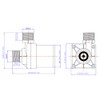 DC Brushless Pump-24V 700L/H 20W Micro Brushless Pump 5m/16.4FT High