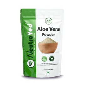 NeutraVed Alovera Powder for Face, Skin and Hair Care Natural Alovera Powder -200g
