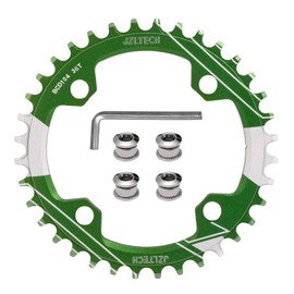 JZLTECH 104 BCD Bike Chainring: 32T Round Narrow Wide Chainring, Single Chain Ring for 8 9 10 11 12 Speed Mountain Bike MTB XC Trail e-Bike Fat Bicycle